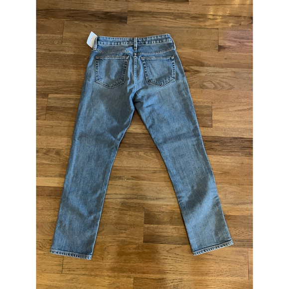 NWT SLVRLAKE Beatnik blue skinny jeans with a distressed effect SZ 25 - Picture 8 of 8